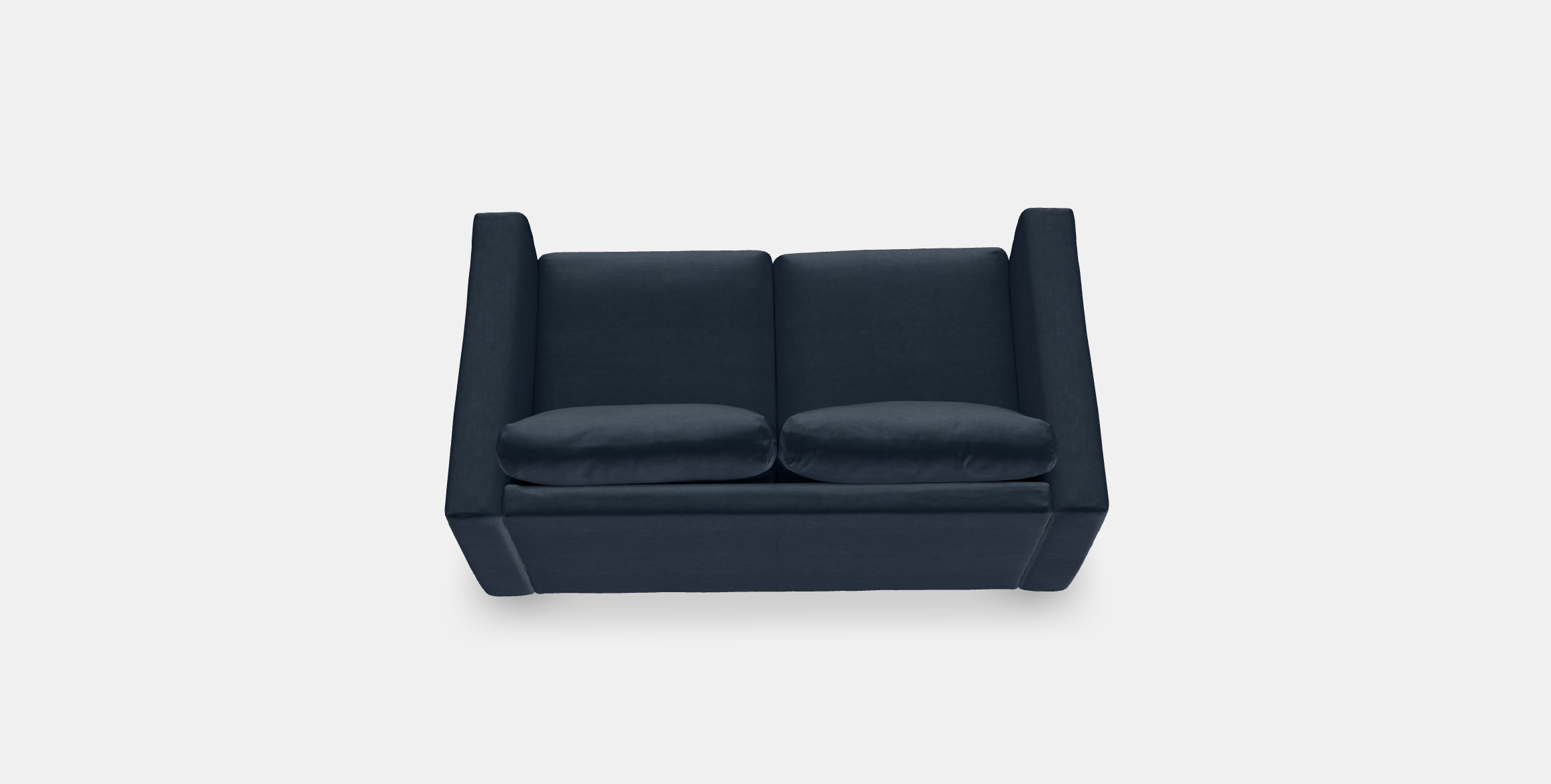VIMLE Cover for 2-seat sofa 5 Low-poly 3D model_2