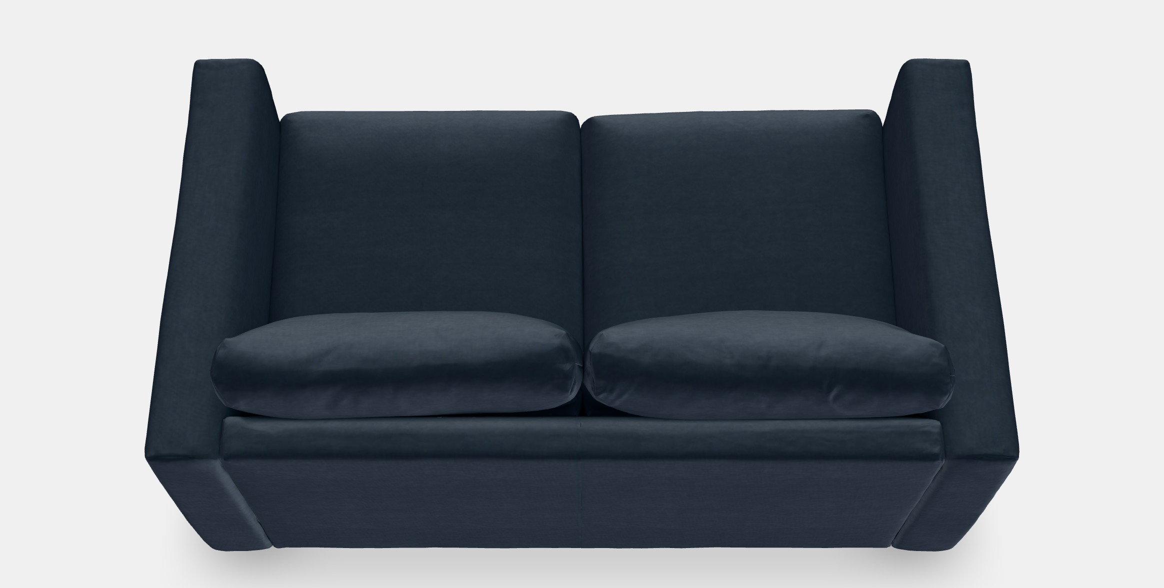 VIMLE Cover for 2-seat sofa 5 Low-poly 3D model_3