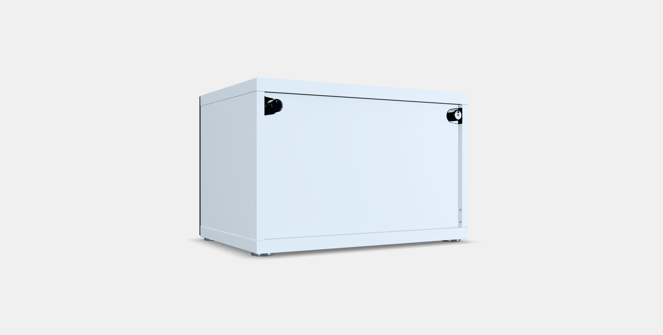 BESTA Shelf unit with door 67 Low-poly 3D model_16