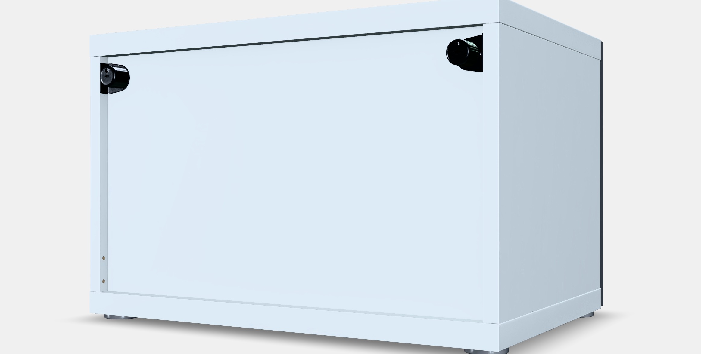 BESTA Shelf unit with door 67 Low-poly 3D model_7