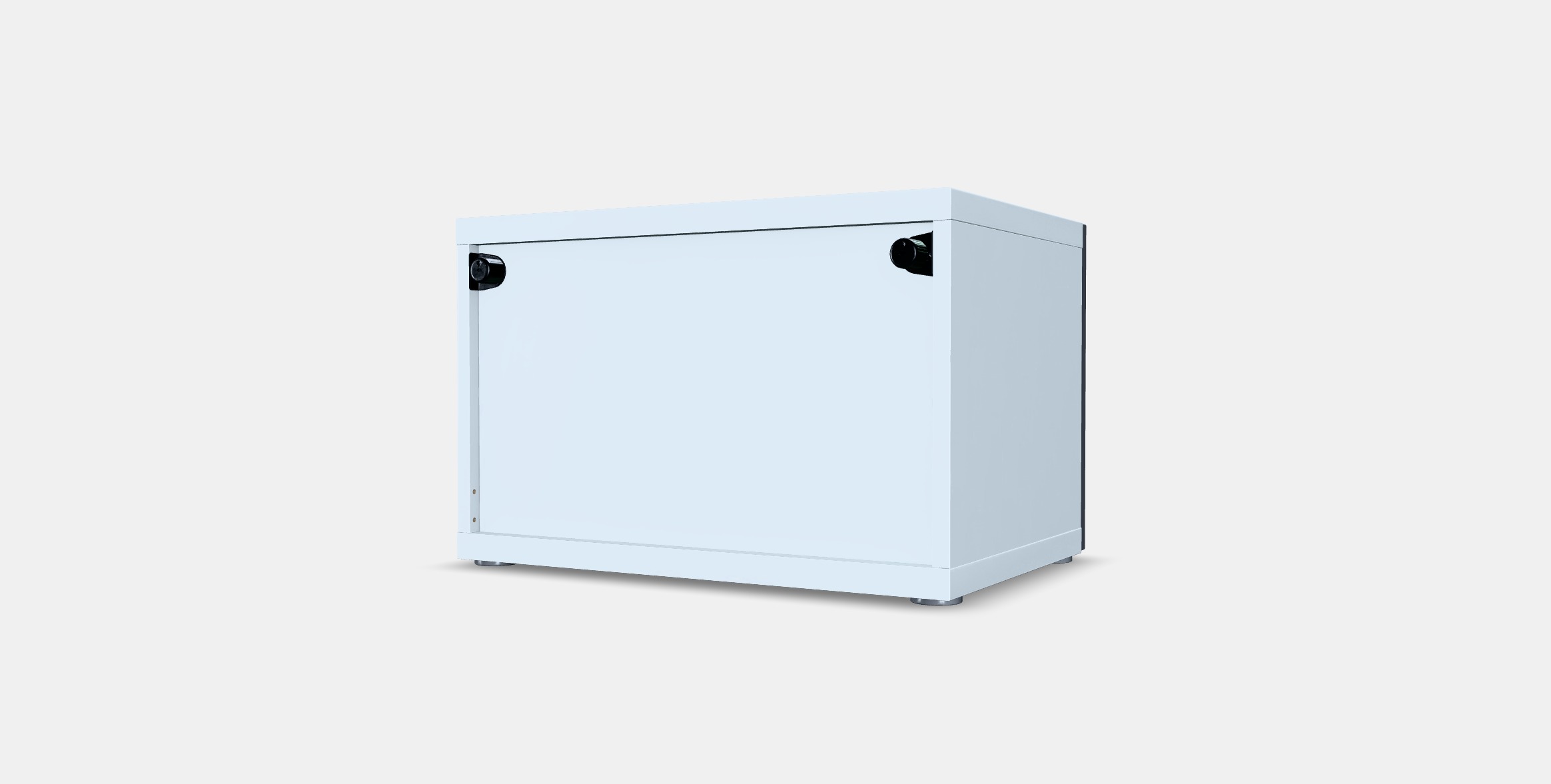 BESTA Shelf unit with door 67 Low-poly 3D model_5