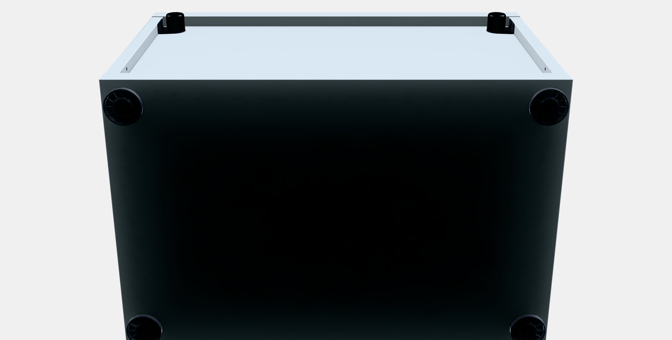 BESTA Shelf unit with door 67 Low-poly 3D model_8