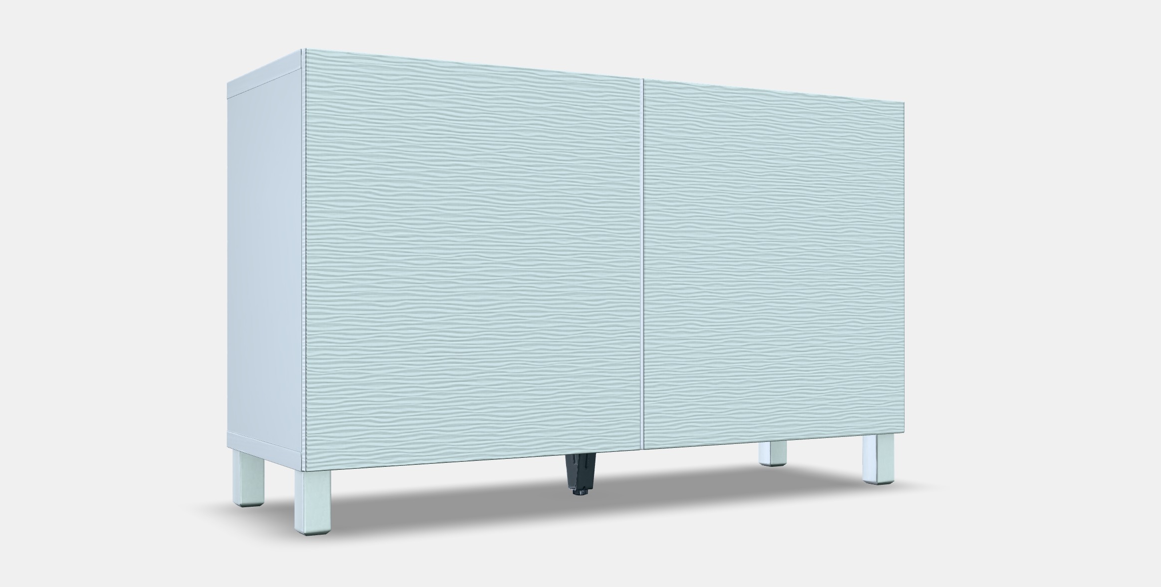 BESTA Storage combination with doors 68 Low-poly 3D model_9