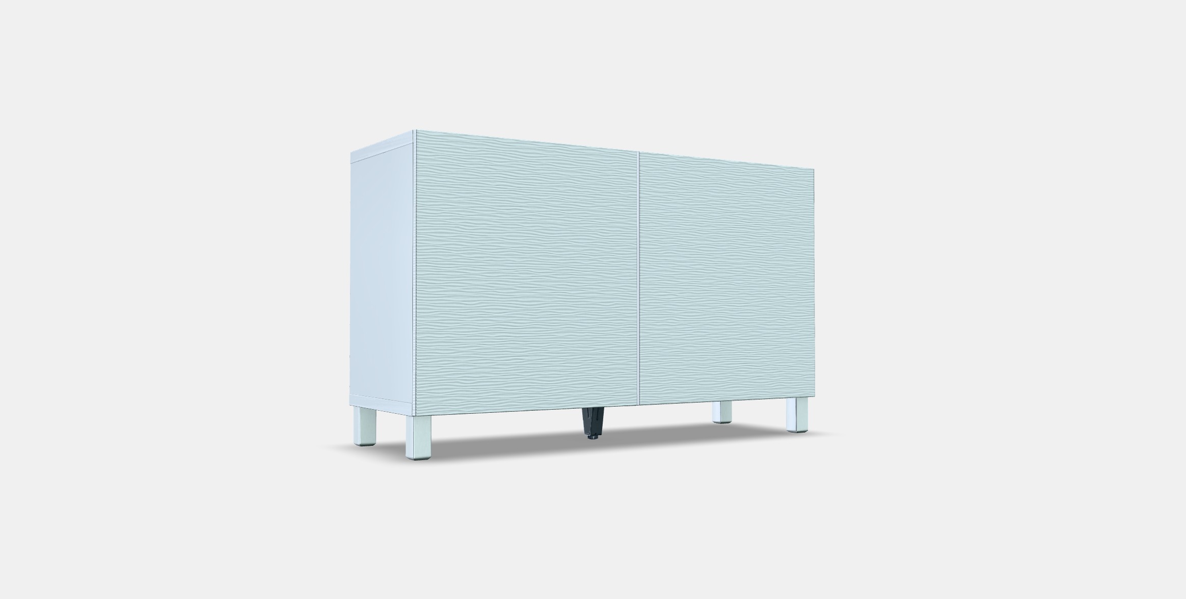 BESTA Storage combination with doors 68 Low-poly 3D model_2