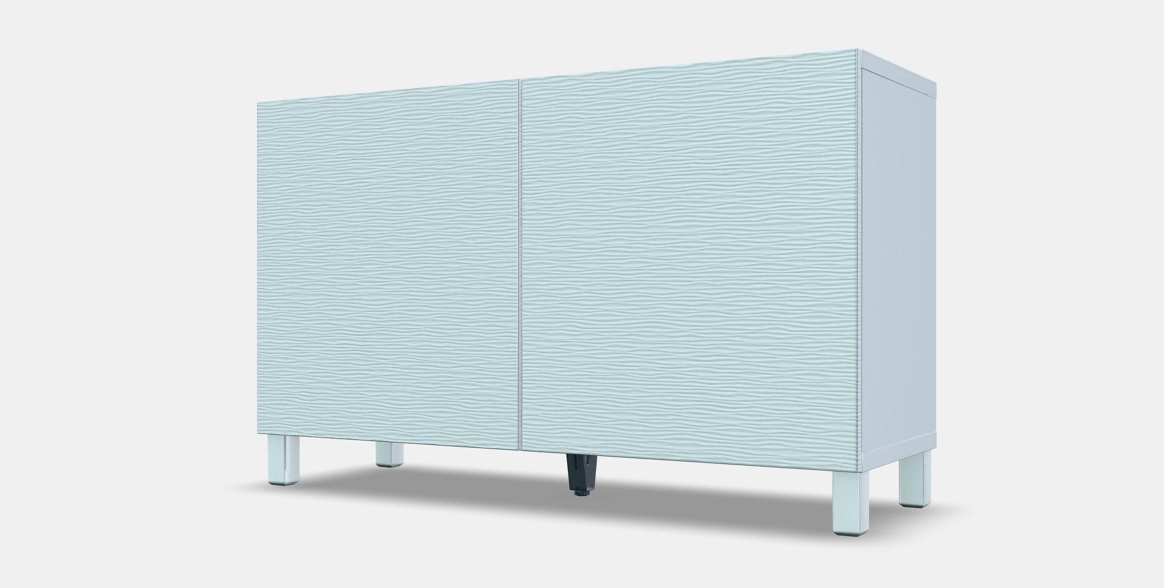 BESTA Storage combination with doors 68 Low-poly 3D model_12