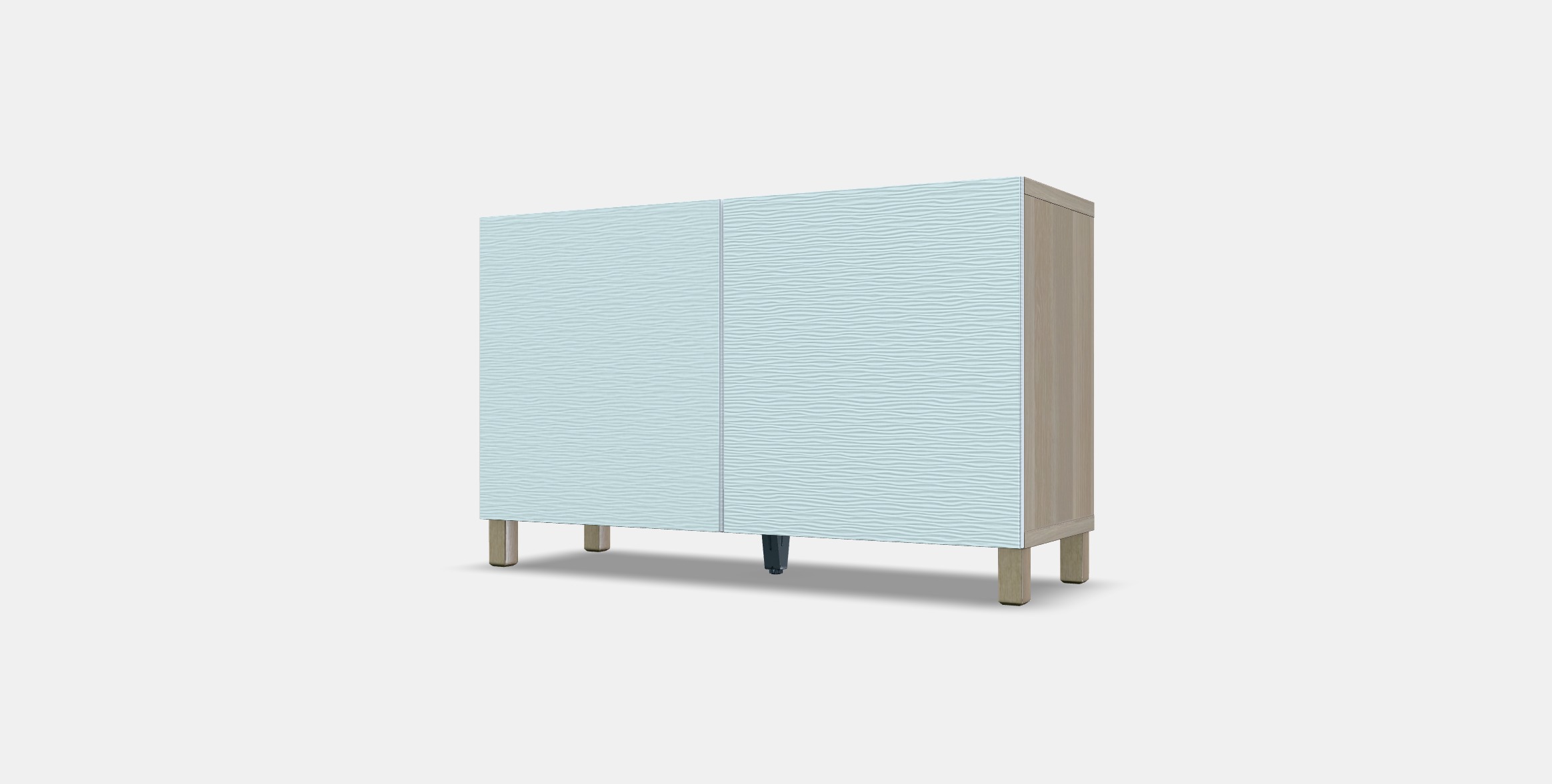 BESTA Storage combination with doors 69 Low-poly 3D model_12