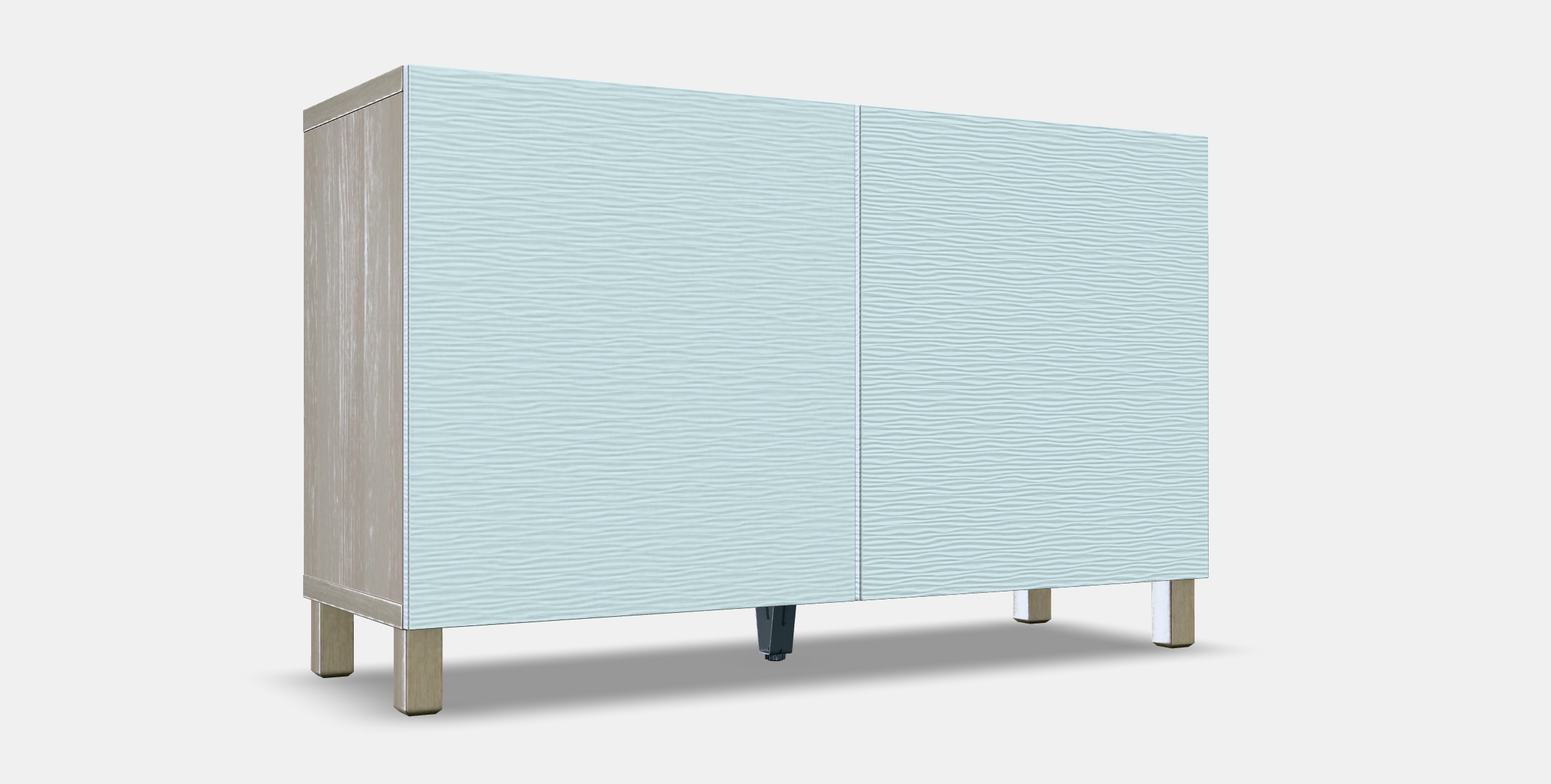 BESTA Storage combination with doors 69 Low-poly 3D model_10