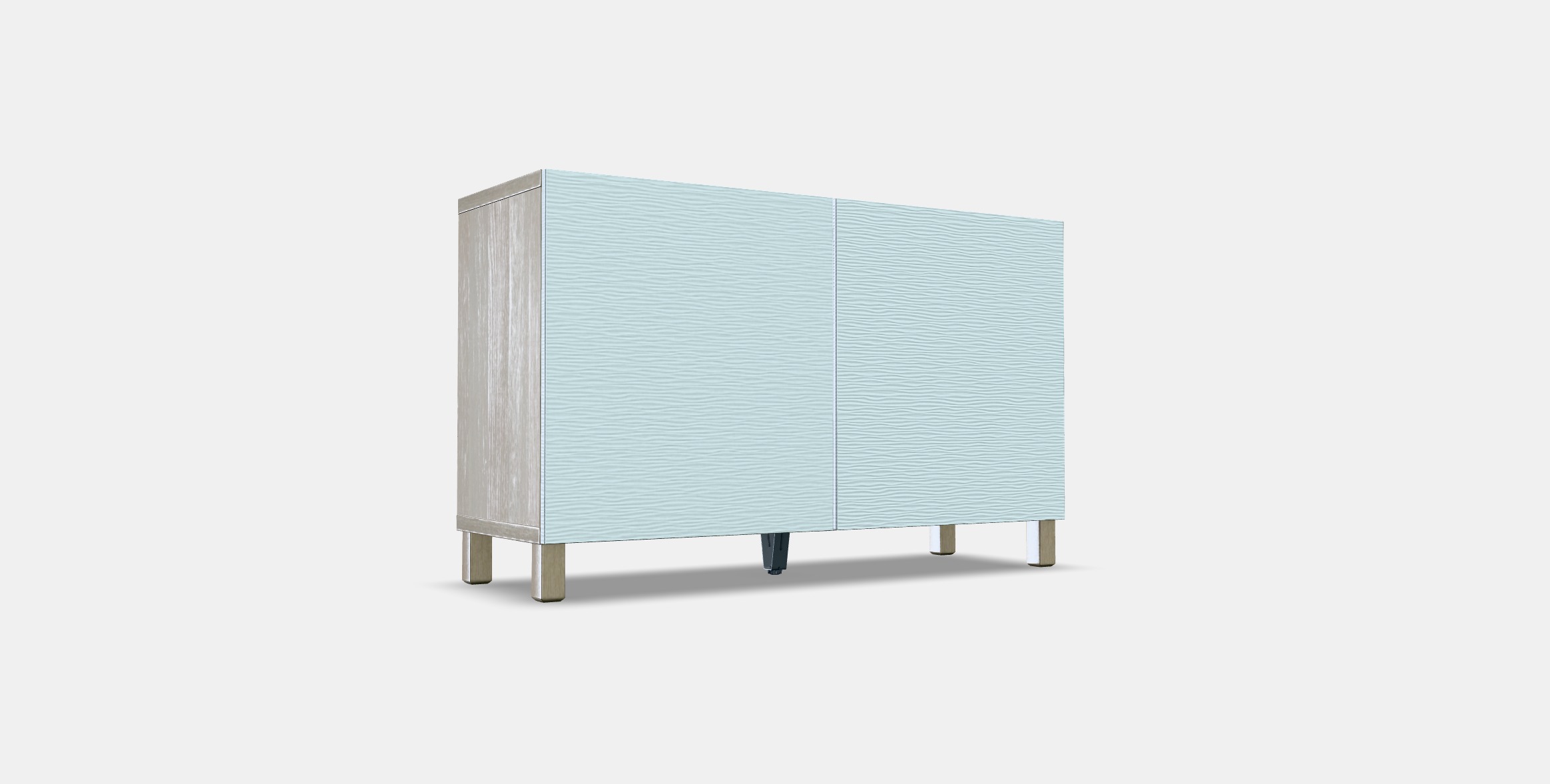 BESTA Storage combination with doors 69 Low-poly 3D model_3