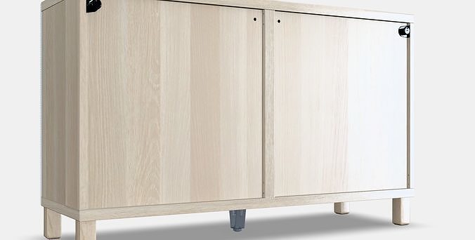 BESTA Storage combination with doors 69 Low-poly 3D model