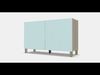 BESTA Storage combination with doors 69 Low-poly 3D model_1