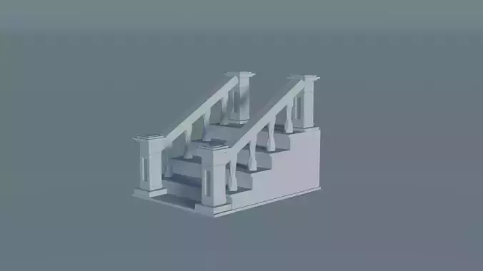 Staircase 3D print model Staircase 3D print model