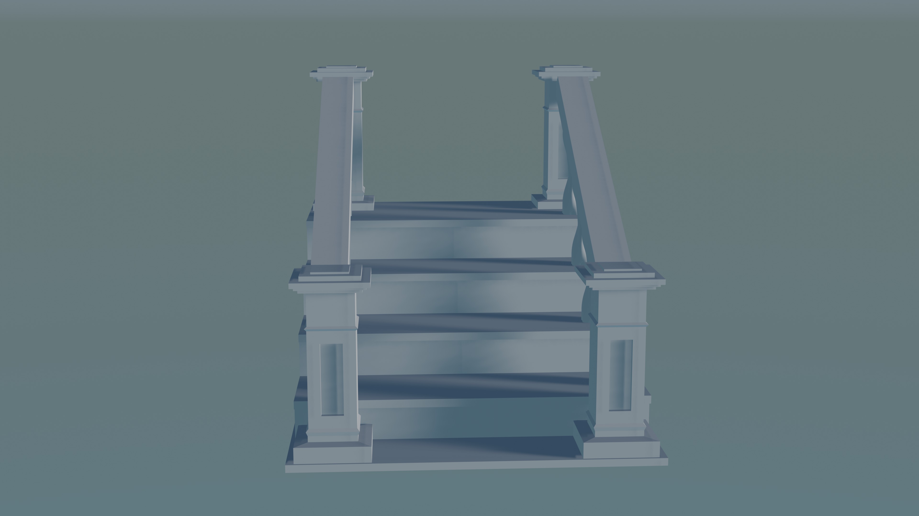 Staircase 3D print model_1