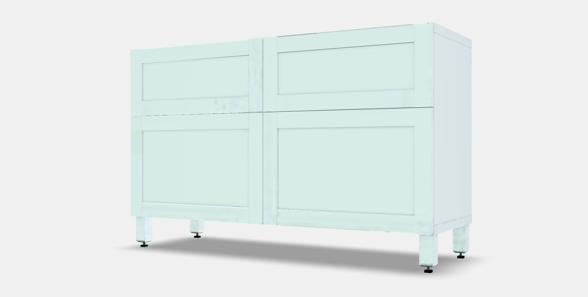 BESTA Storage combination w doors-drawers 7 Low-poly 3D model_13