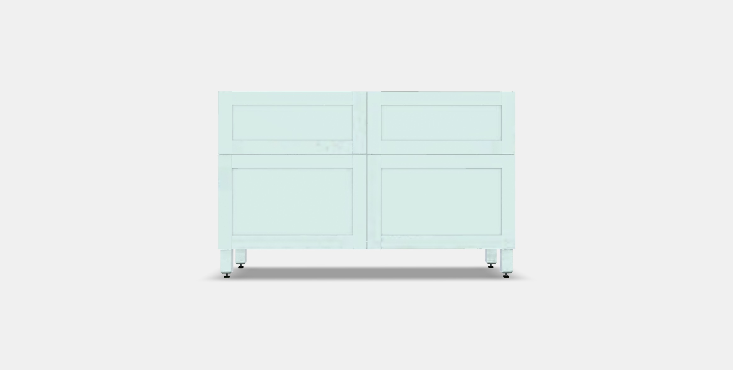 BESTA Storage combination w doors-drawers 7 Low-poly 3D model_10