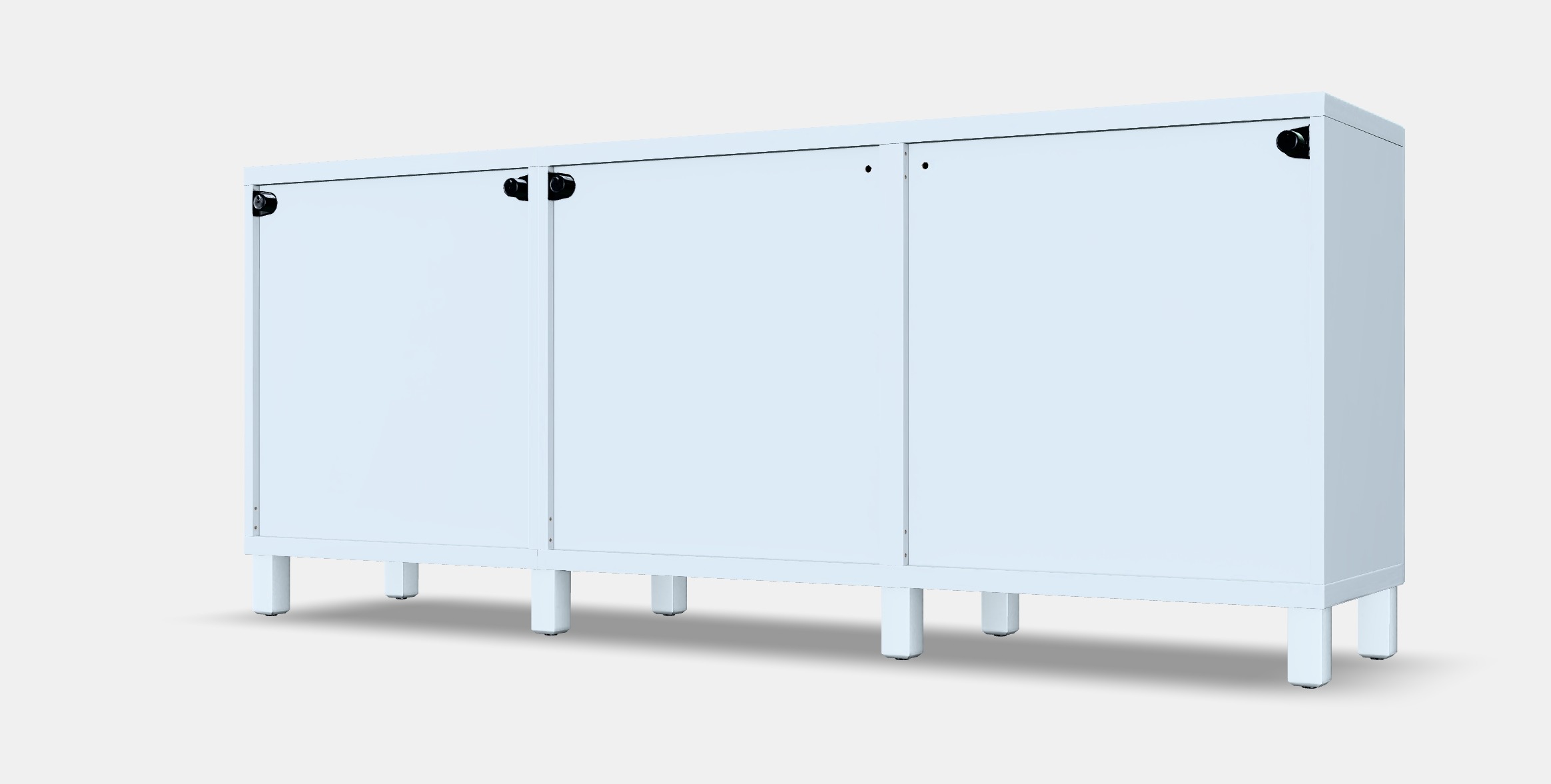 BESTA Storage combination with doors 72 Low-poly 3D model_6