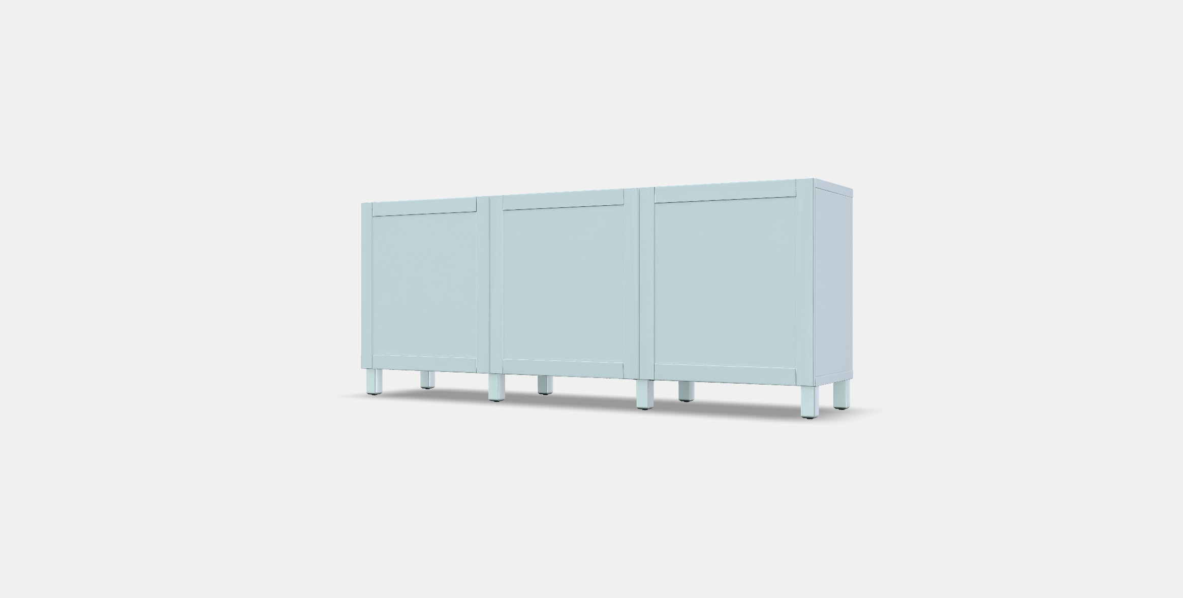 BESTA Storage combination with doors 72 Low-poly 3D model_12
