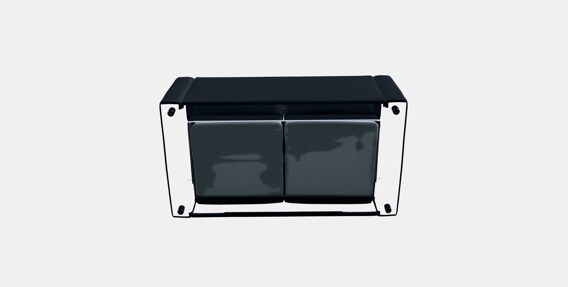 VIMLE 2-seat sofa 10 Low-poly 3D model_7