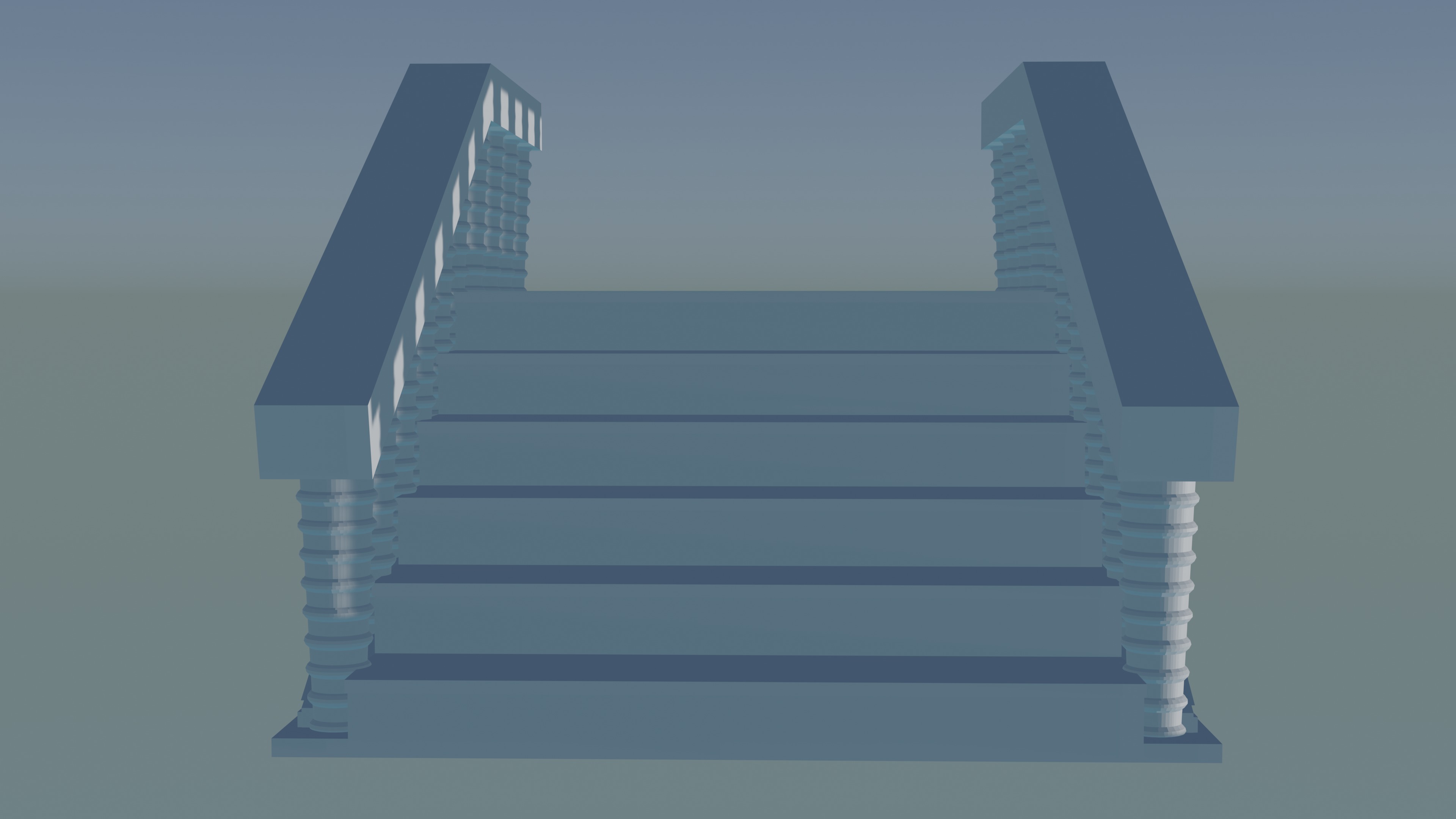 Staircase 3D print model_2