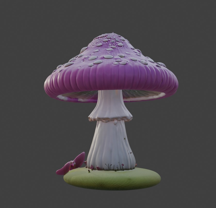 Mushroom 8 Free 3D print model_9