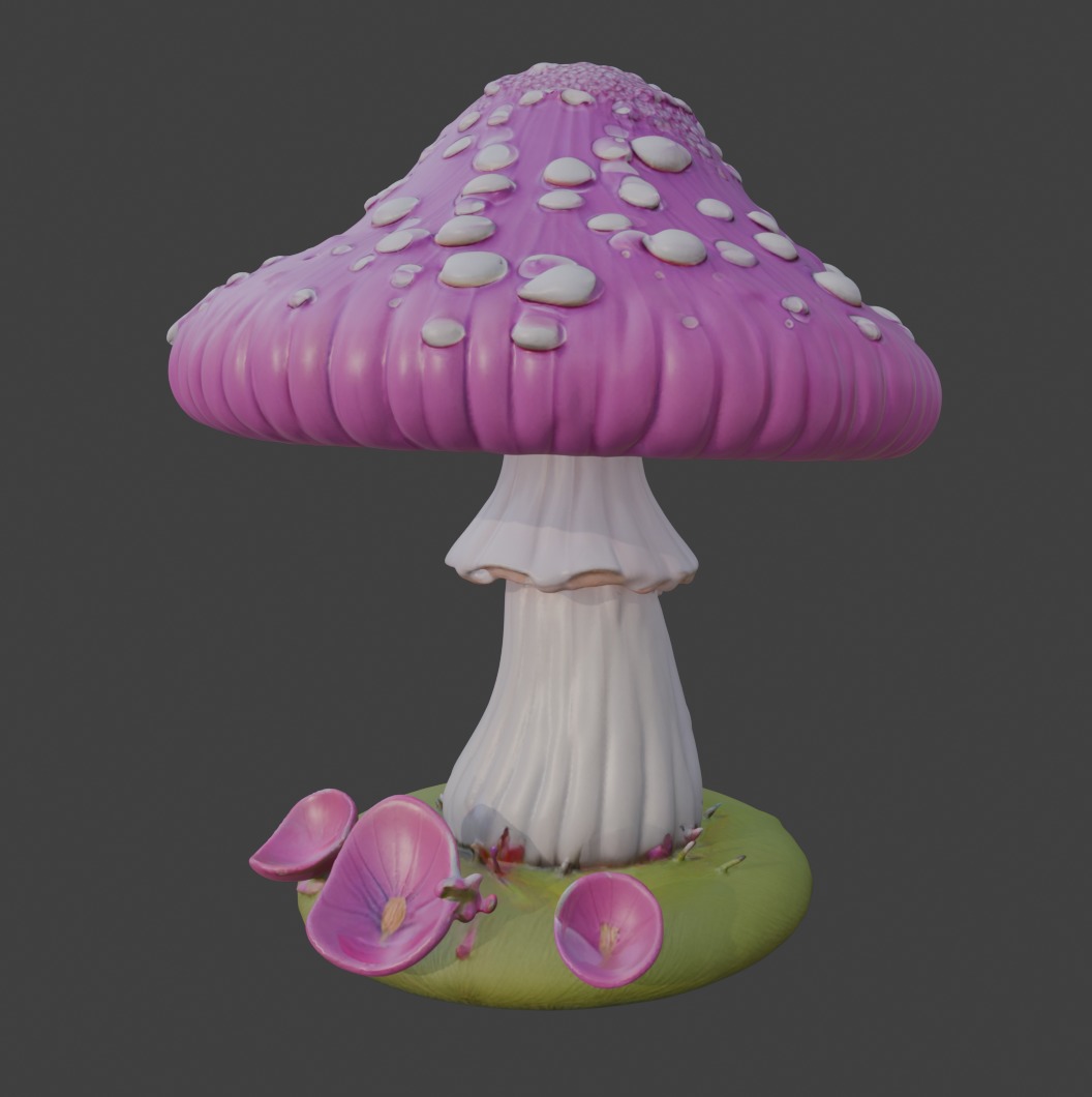 Mushroom 8 Free 3D print model_11