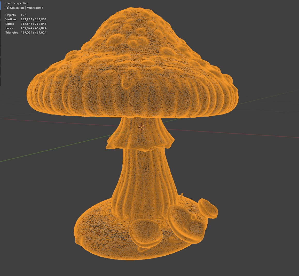 Mushroom 8 Free 3D print model_4