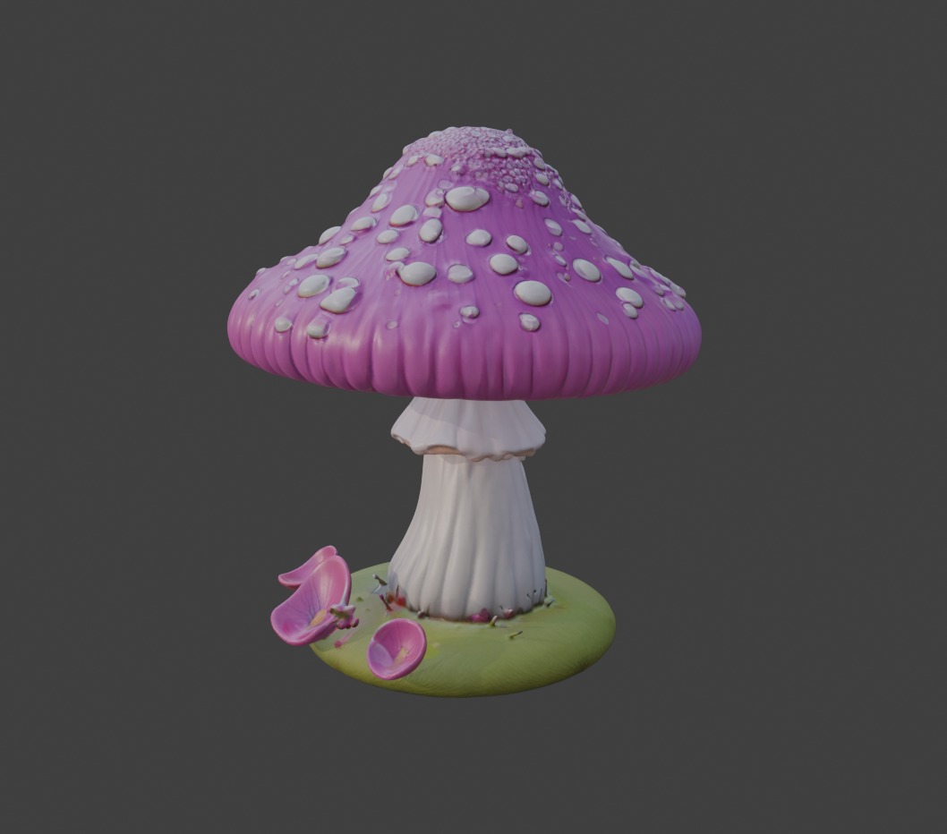 Mushroom 8 Free 3D print model_10