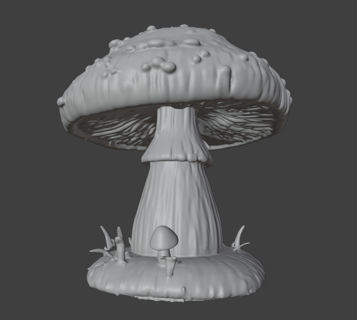 Mushroom 7 3D print model_4
