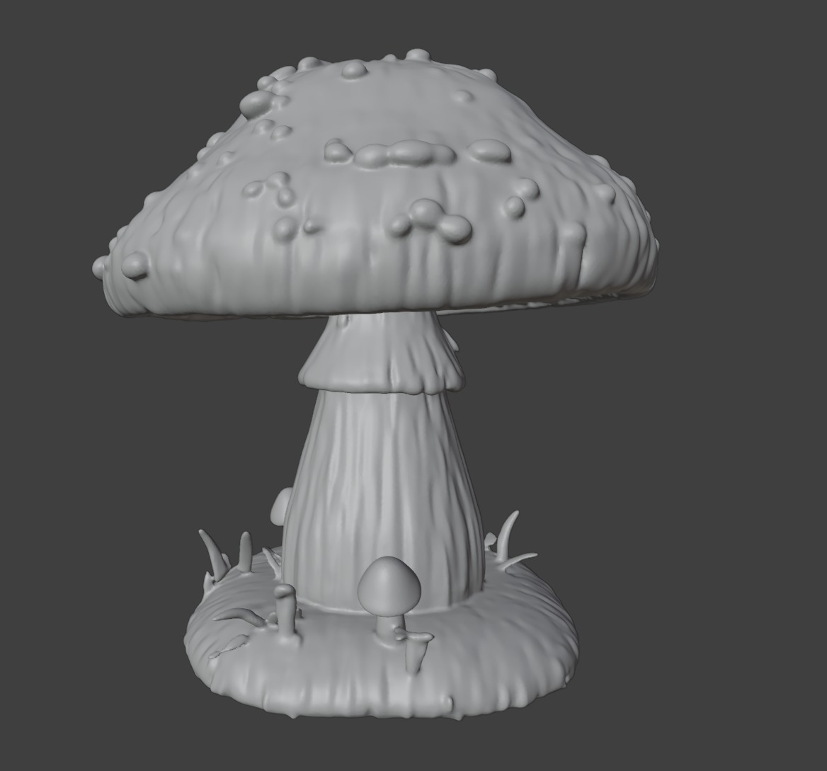 Mushroom 7 3D print model_3