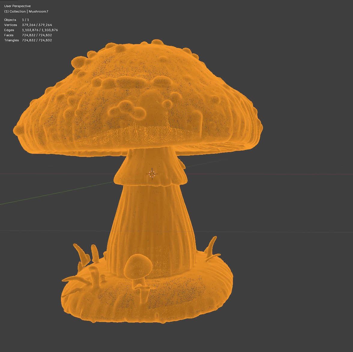 Mushroom 7 3D print model_2