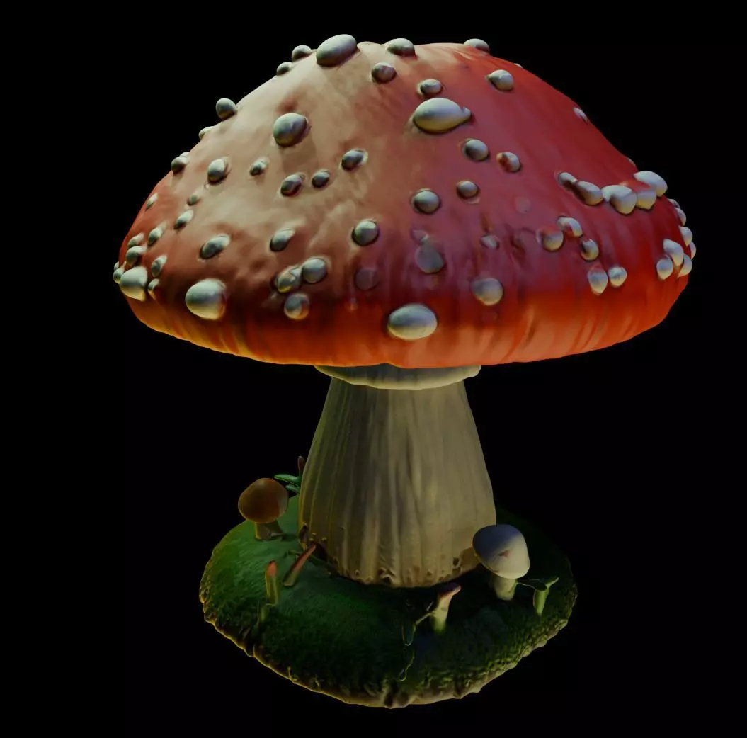 Mushroom 7 3D print model_0