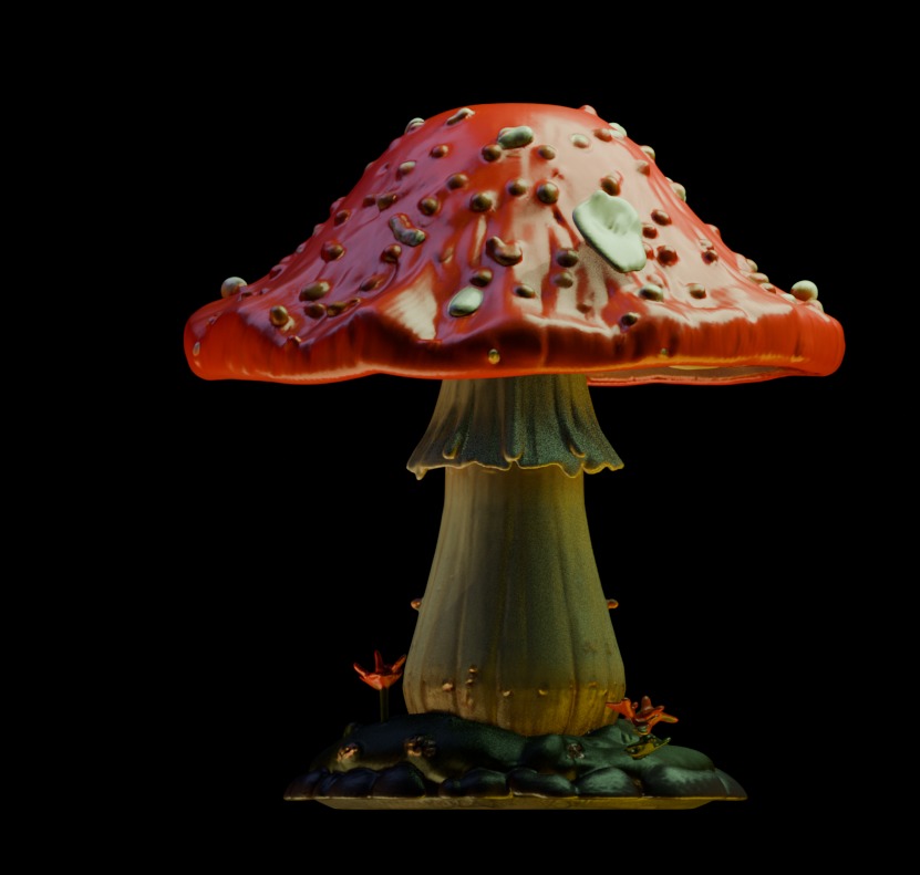 Mushroom 3 3D print model_4