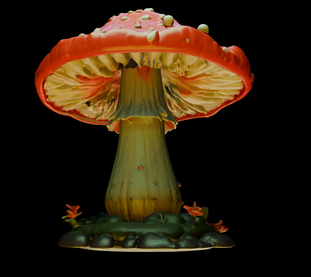 Mushroom 3 3D print model_2