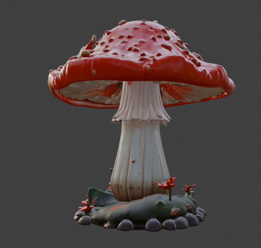 Mushroom 3 3D print model_13