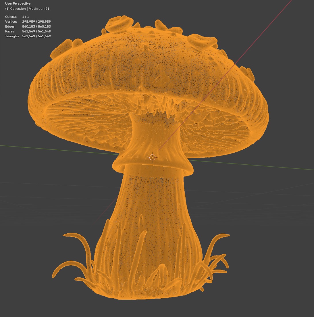 Mushroom 21 3D print model_5