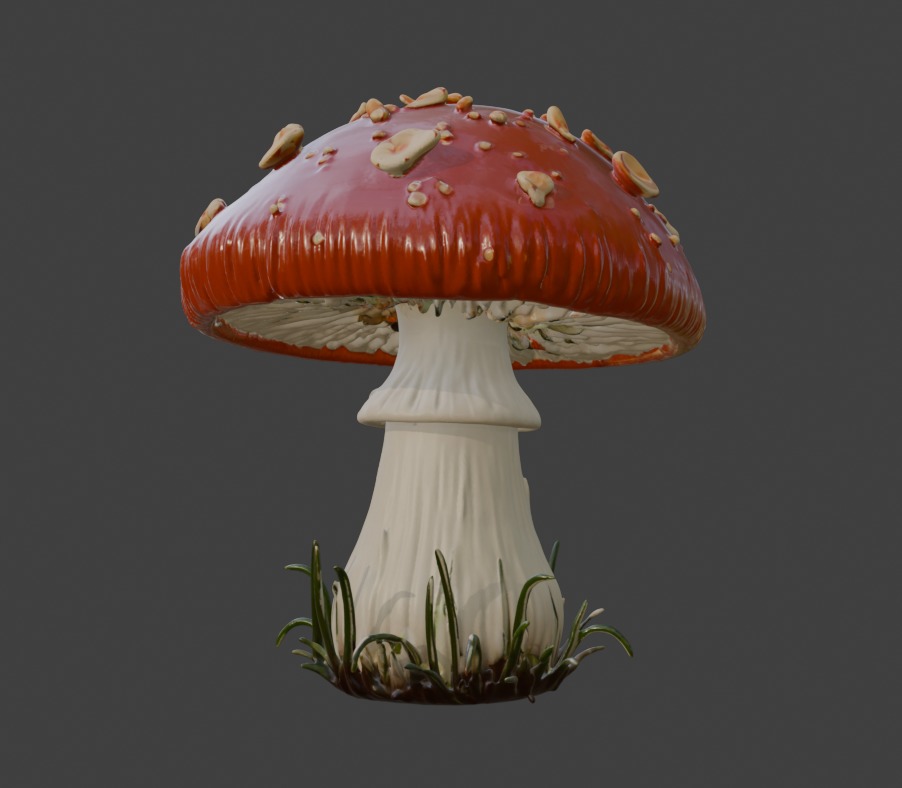 Mushroom 21 3D print model_14