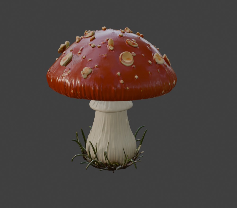 Mushroom 21 3D print model_16