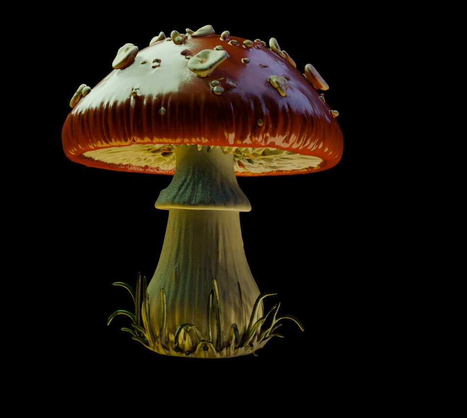 Mushroom 21 3D print model_1