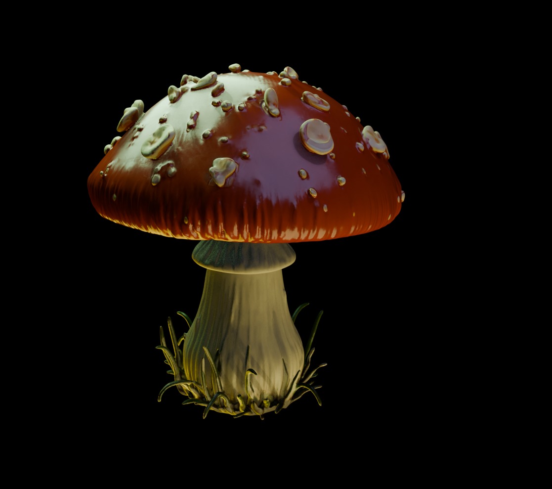 Mushroom 21 3D print model_20