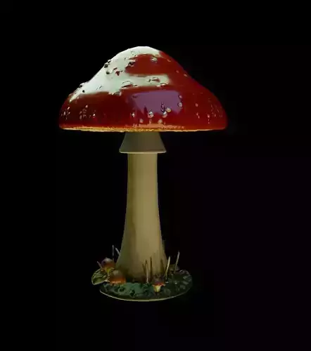 Tall Death Cap Mushroom