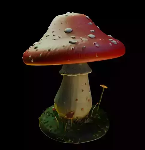 Red Cap Mushroom