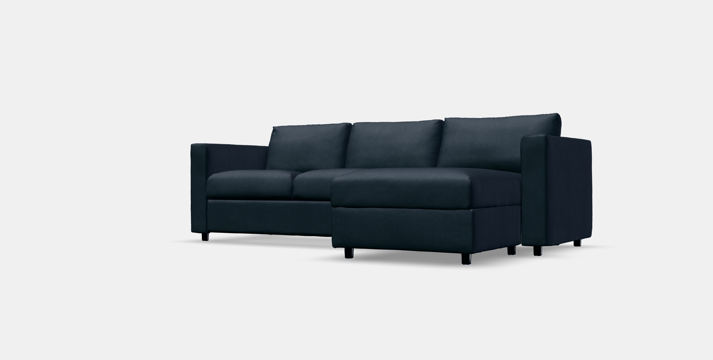 VIMLE 3-seat sofa with chaise longue 11 Low-poly 3D model_13