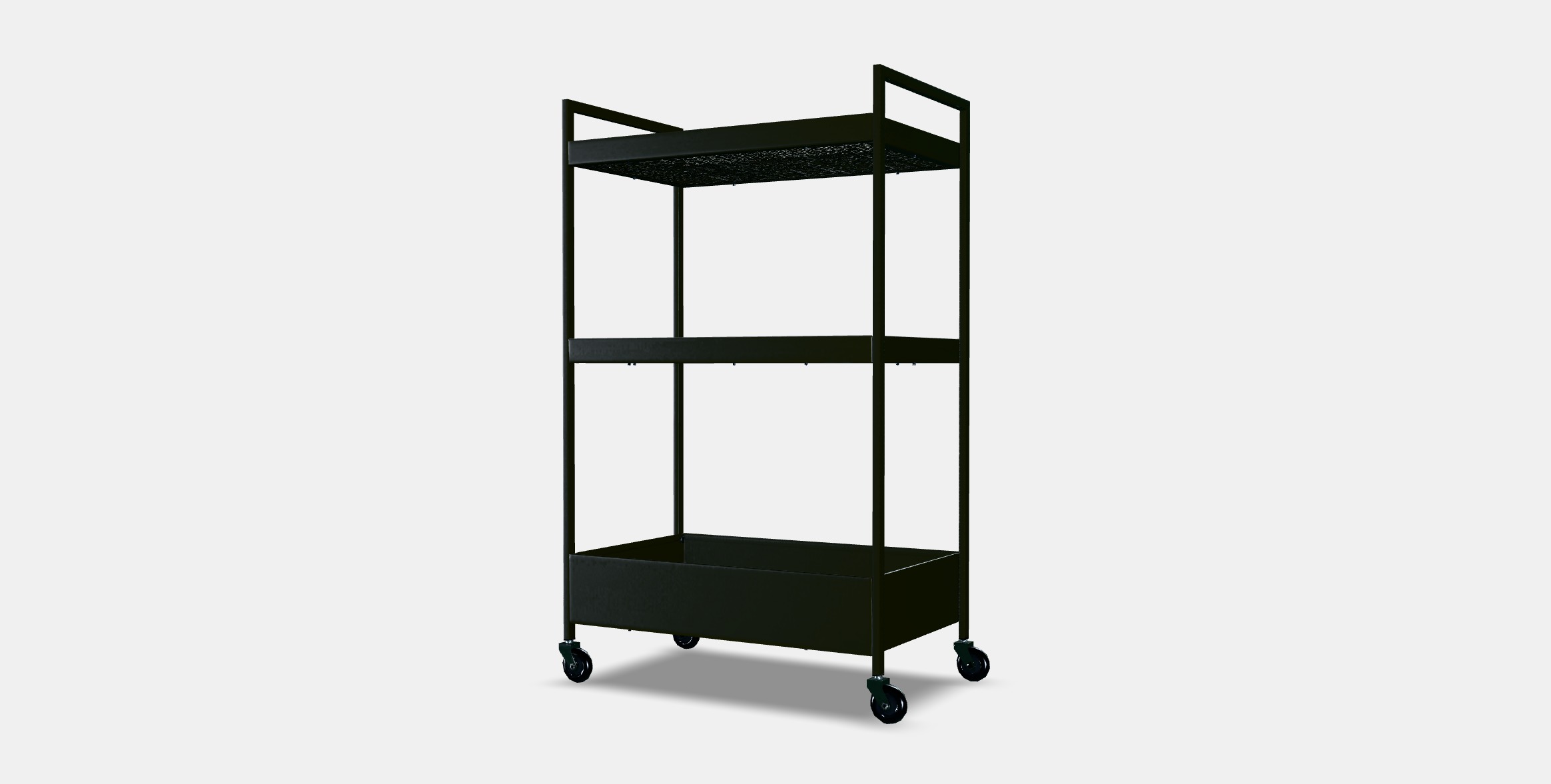 NISSAFORS Trolley Low-poly 3D model_4