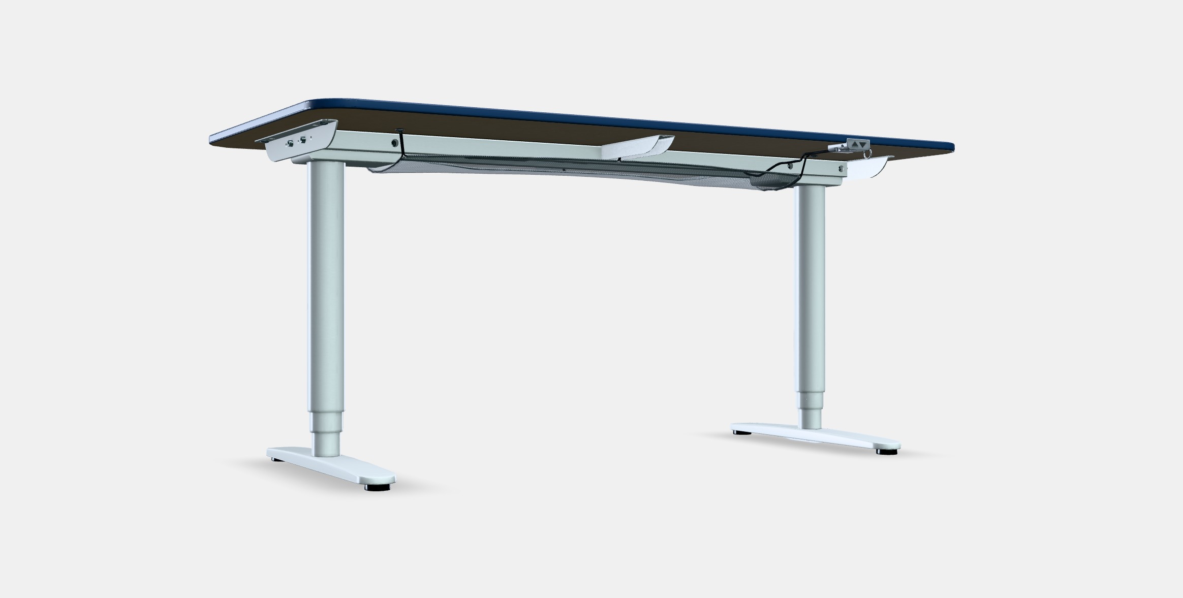 BEKANT Desk sit-stand 12 Low-poly 3D model_8