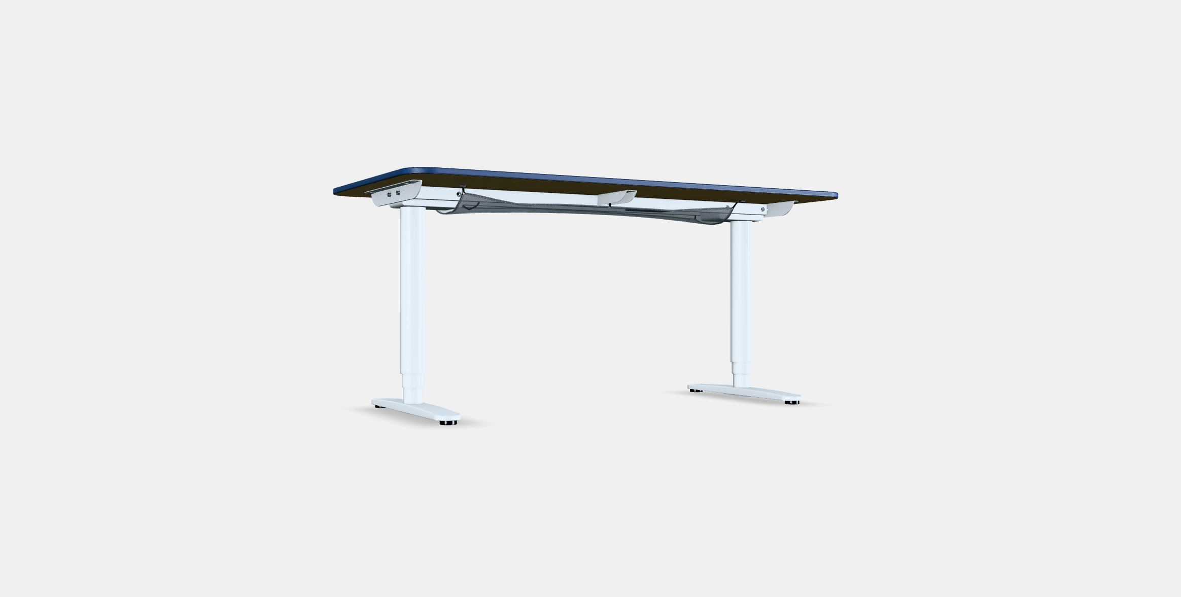 BEKANT Desk sit-stand 12 Low-poly 3D model_16