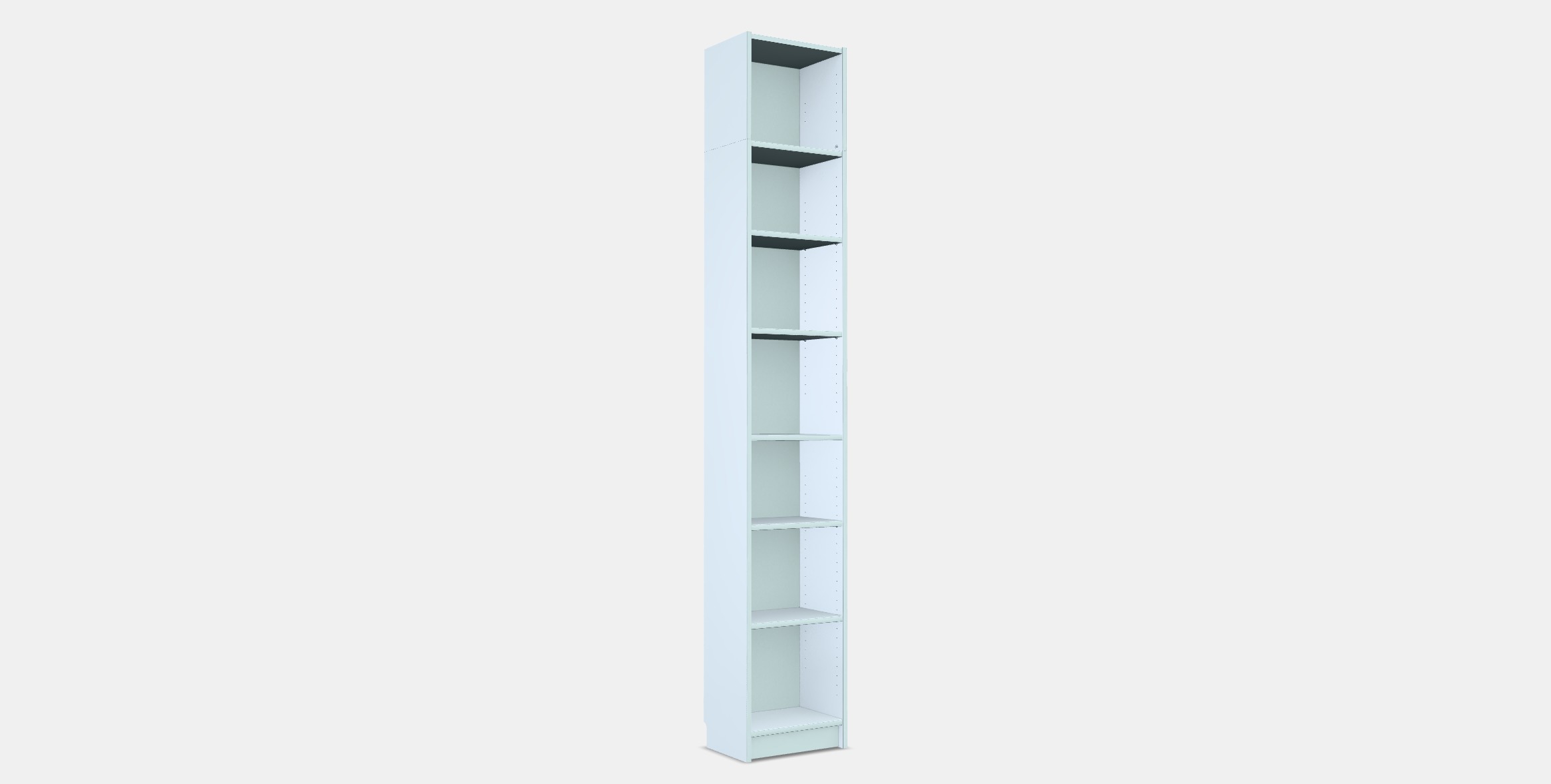 BILLY Bookcase 23 Low-poly 3D model_7