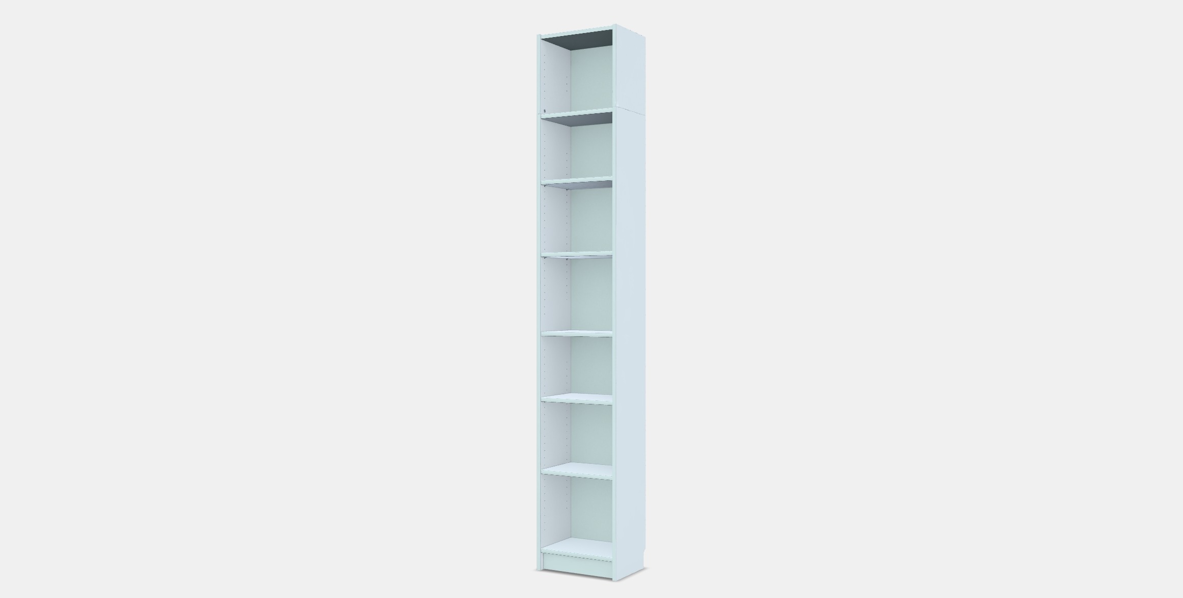 BILLY Bookcase 23 Low-poly 3D model_12