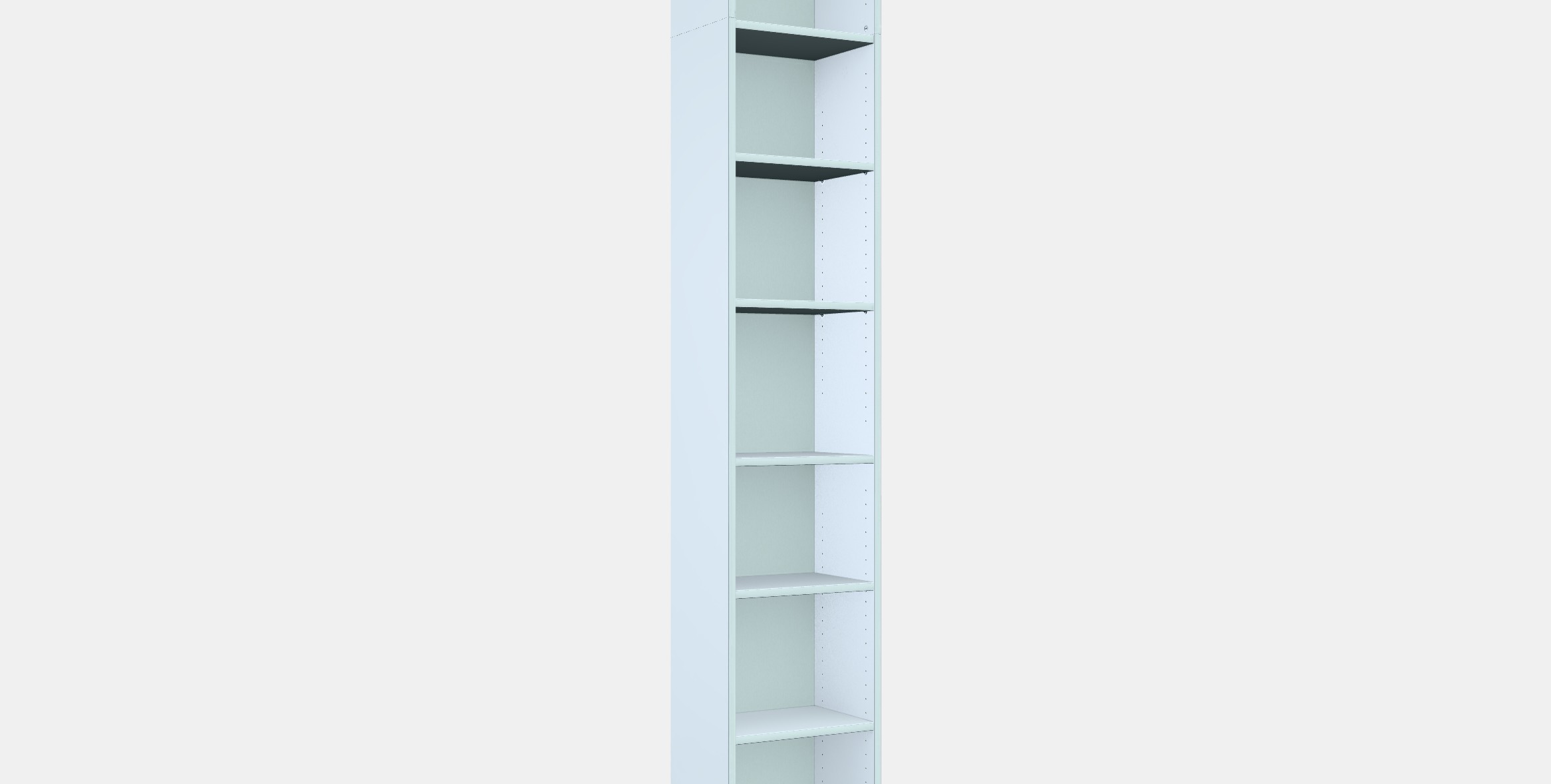BILLY Bookcase 23 Low-poly 3D model_9