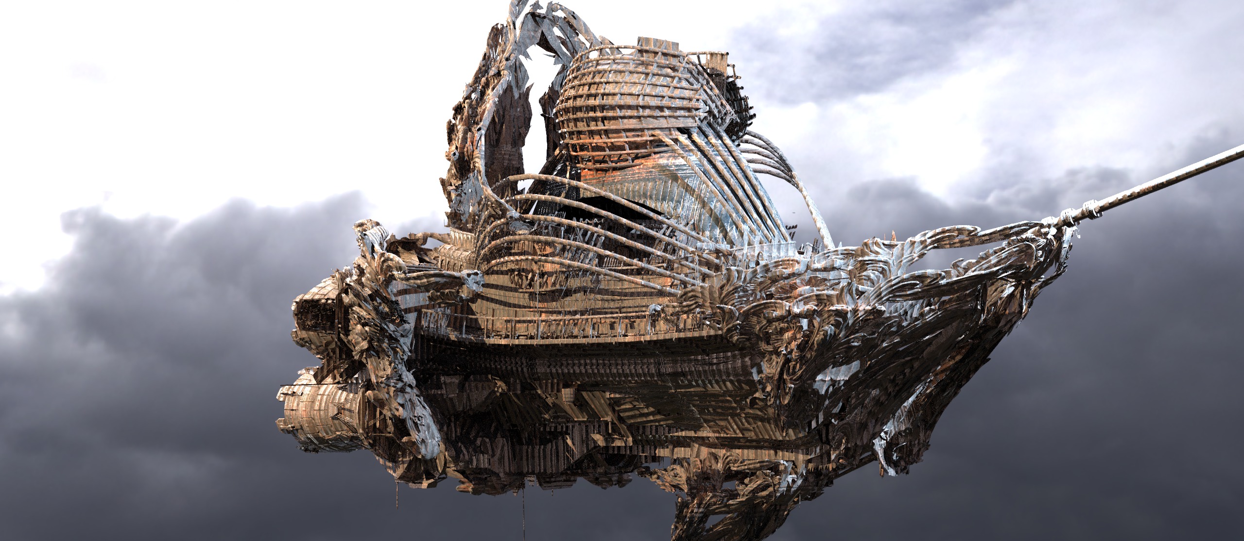 Sword Ocean Grand Airship 3D model_1