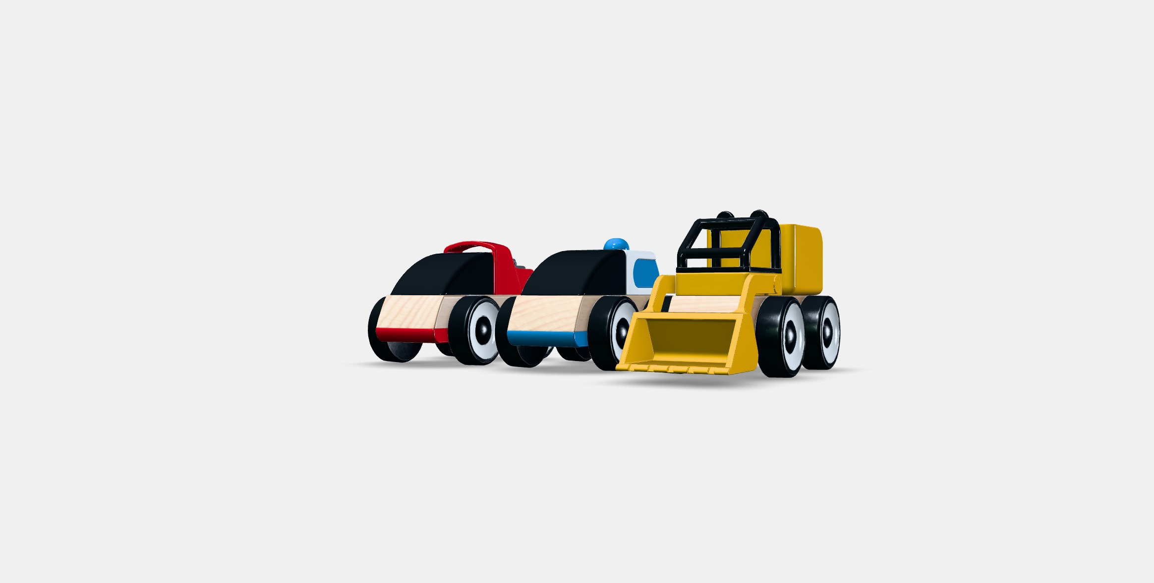 LILLABO Toy vehicle Low-poly 3D model_12