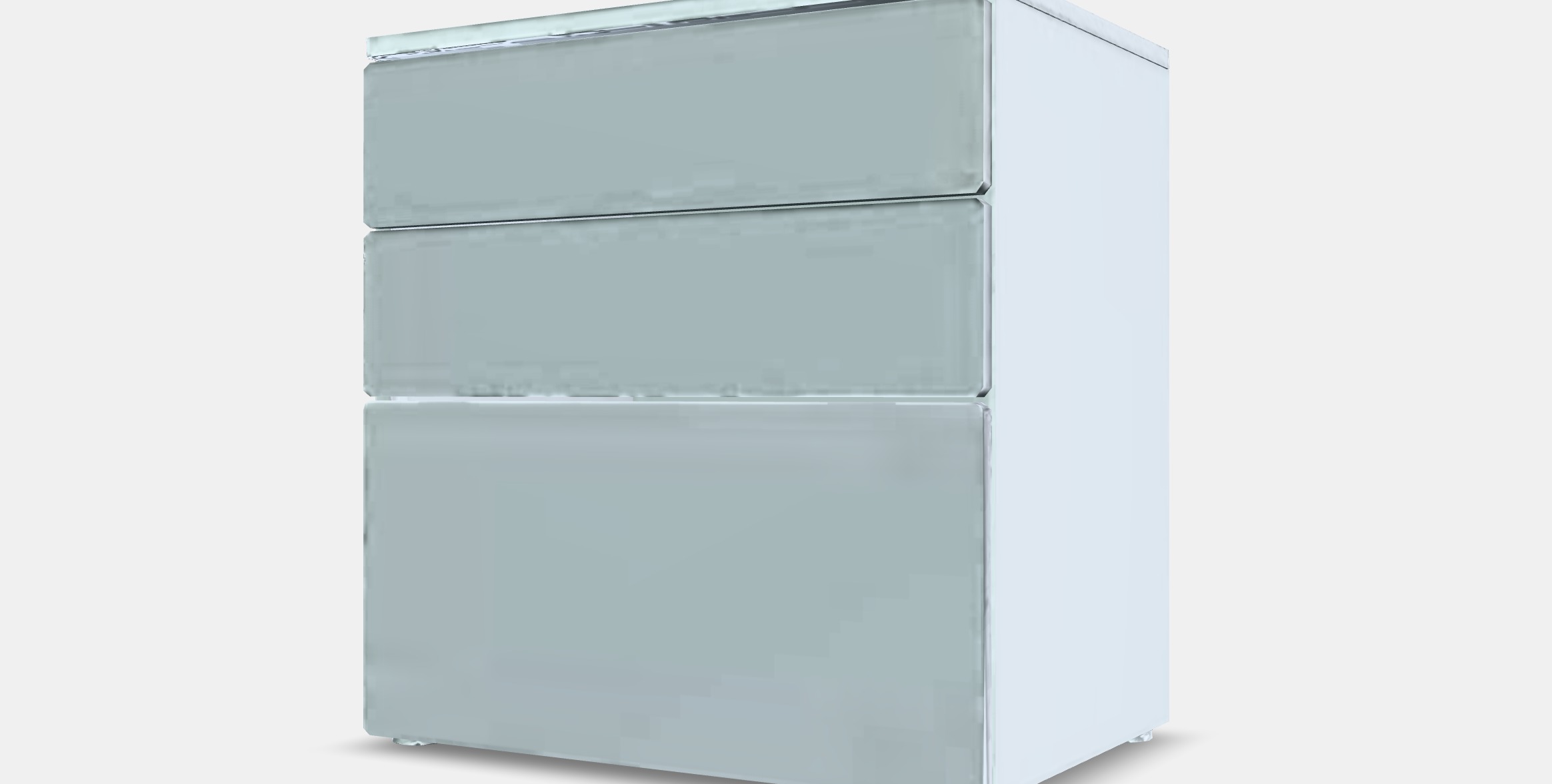 SMASTAD - PLATSA Chest of 3 drawers 6 Low-poly 3D model_13